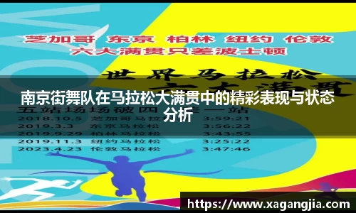 南京街舞队在马拉松大满贯中的精彩表现与状态分析